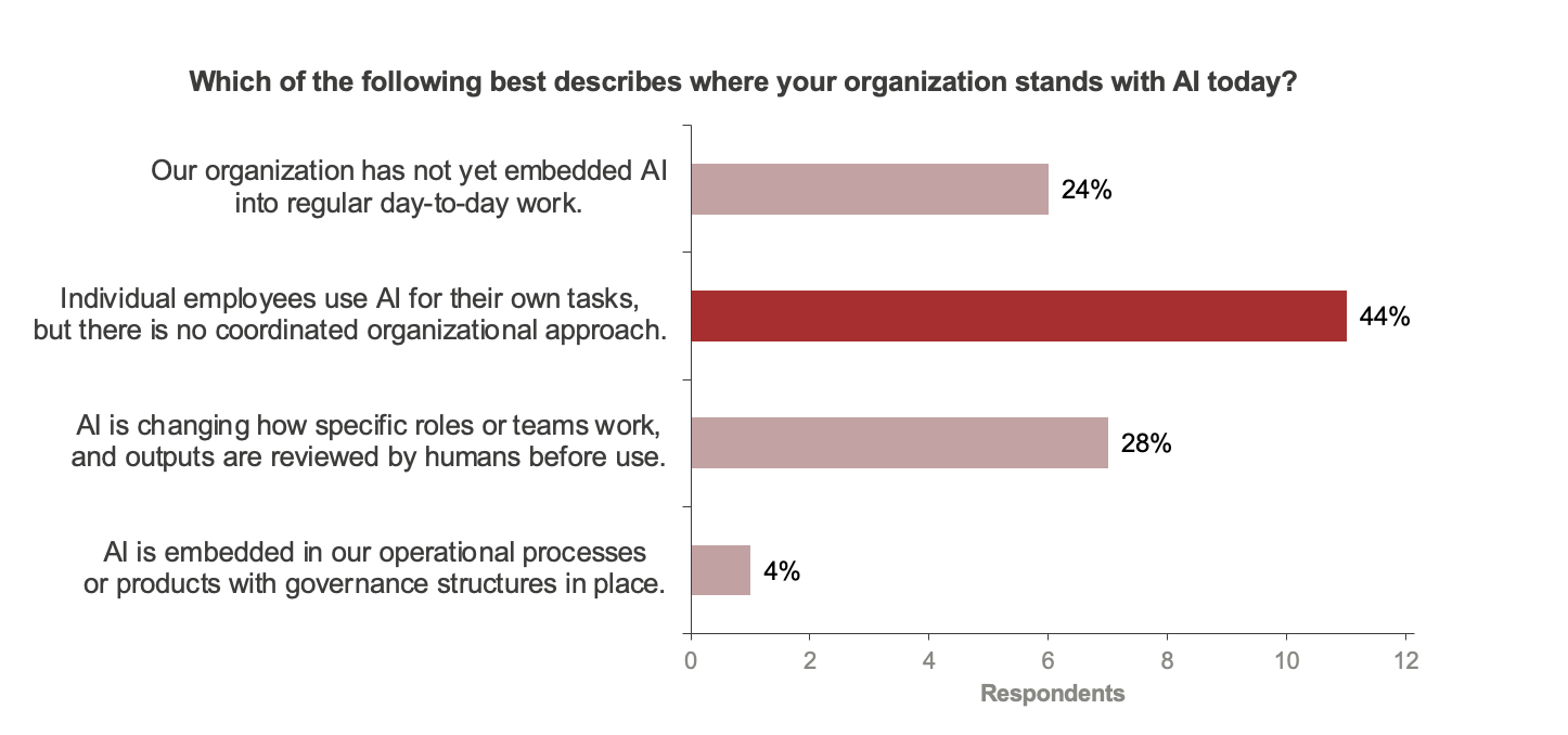 Figure 4: AI Maturity distribution Europe