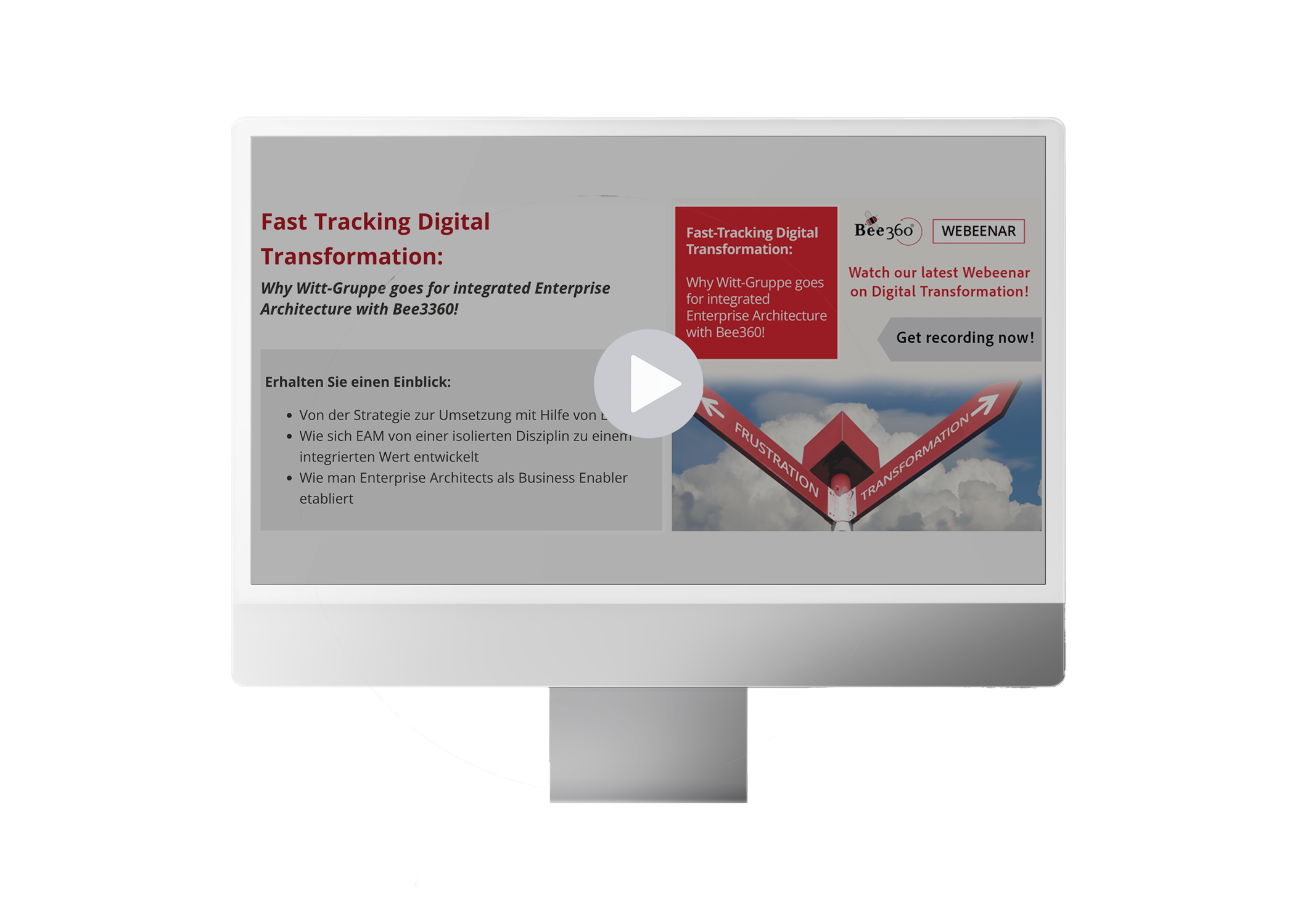 Grabación de Webinar Strategy-to-Execution